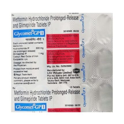 Buy GLYCOMET GP 1 Online at Classic Medico