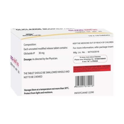 Buy GLIZID MR 30 Online at Classic Medico