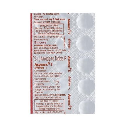 Buy ASOMEX 5 Online at Classic Medico