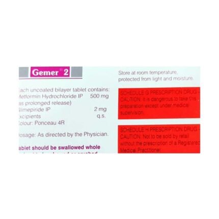 Buy GEMER 2 Online at Classic Medico