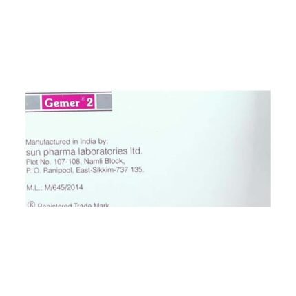 Buy GEMER 2 Online at Classic Medico