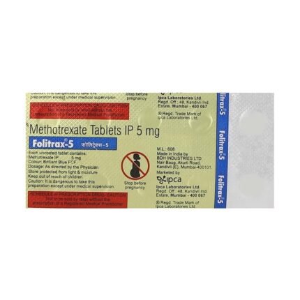 Buy FOLITRAX 5 Online at Classic Medico