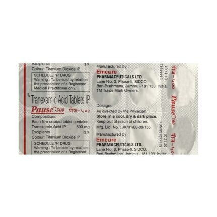 Buy PAUSE 500 Online at Classic Medico