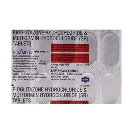 Buy PIOZ MF 15 Online at Classic Medico