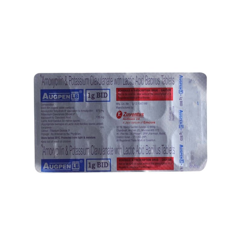 AUGPEN LB 1G BID Buy AUGPEN LB 1G BID Online at Classic Medico