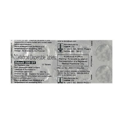 Buy ODOXIL 250 DT Online at Classic Medico