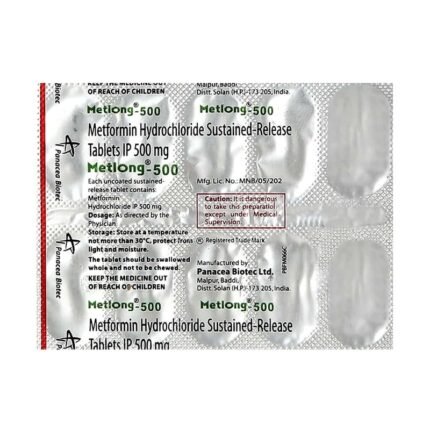 Buy METLONG 500 Online at Classic Medico