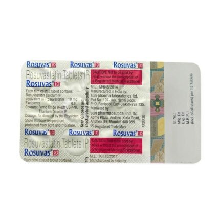 Buy ROSUVAS 10 Online at Classic Medico