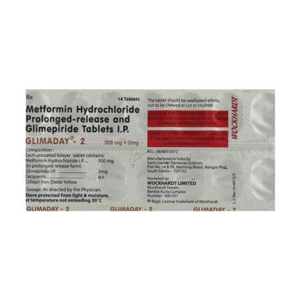 Buy GLIMADAY 2 Online at Classic Medico