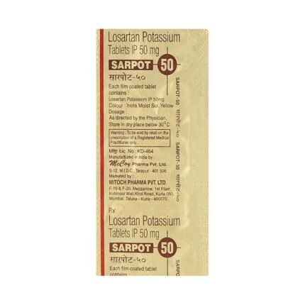 Buy SARPOT 50 Online at Classic Medico