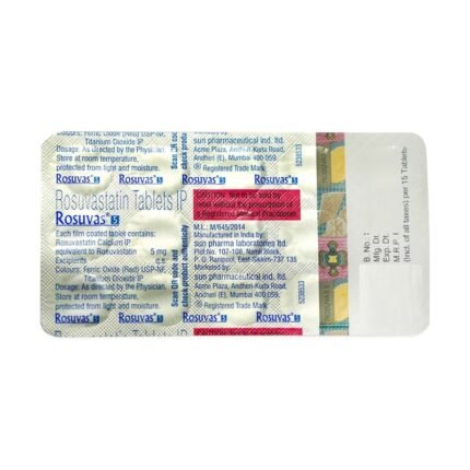 Buy ROSUVAS 5 Online at Classic Medico
