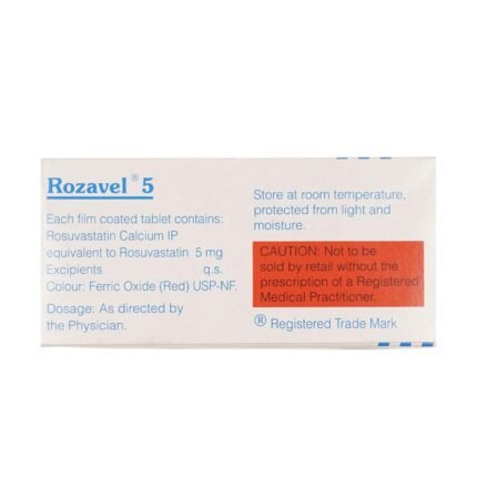 Buy ROZAVEL 5 Online at Classic Medico