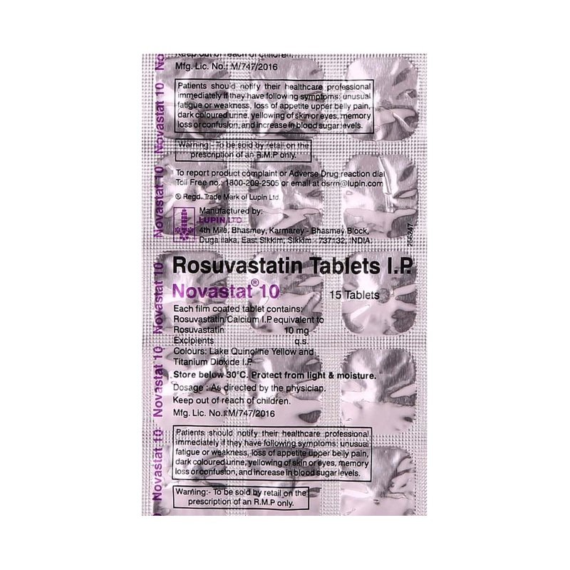 NOVASTAT 10 Buy NOVASTAT 10 Online at Classic Medico