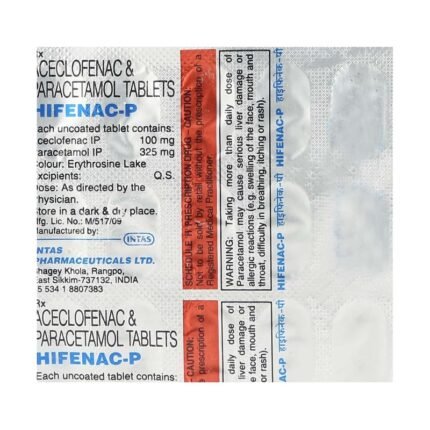Buy HIFENAC P Online at Classic Medico