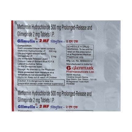 Buy GLIMULIN MF Online at Classic Medico