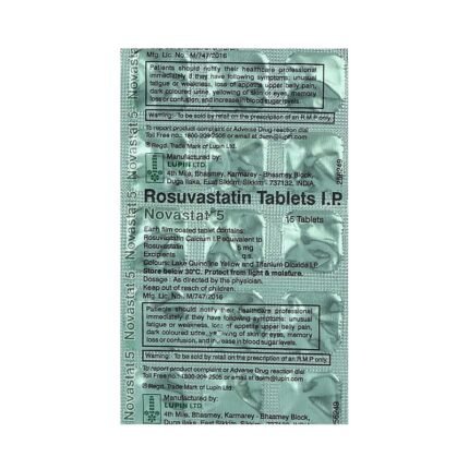 Buy NOVASTAT 5 Online at Classic Medico