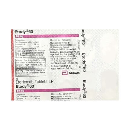 Buy ETODY 60 Online at Classic Medico