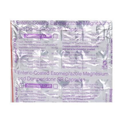 Buy SOMPRAZ D 40 Online at Classic Medico