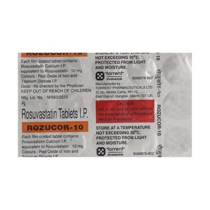 Buy ROZUCOR 10 Online at Classic Medico