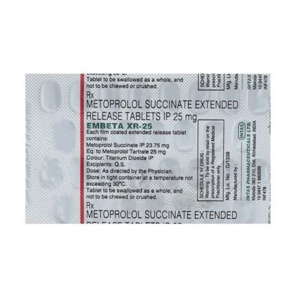 Buy EMBETA XR 25 Online at Classic Medico