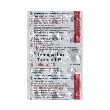 Buy TELISTA 40 Online at Classic Medico