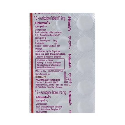 Buy S NUMLO 5 Online at Classic Medico