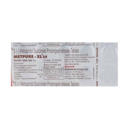 Buy METPURE XL 25 Online at Classic Medico
