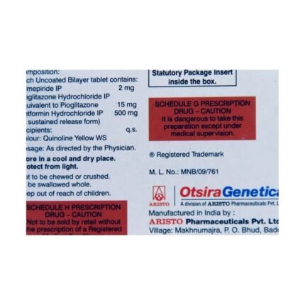 Buy TRIGLIMIPREX 2 Online at Classic Medico