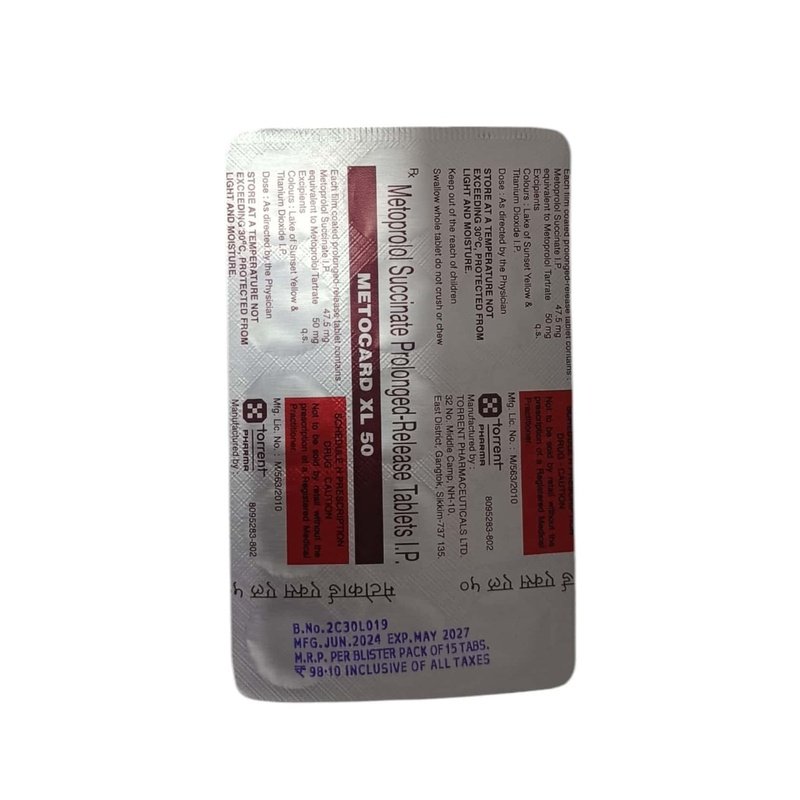 METOCARD XL 50 Buy METOCARD XL 50 Online at Classic Medico