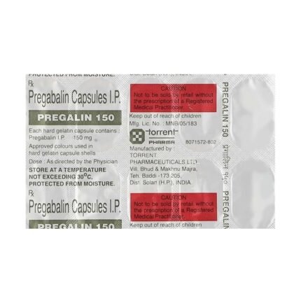 Buy PREGALIN 150 Online at Classic Medico
