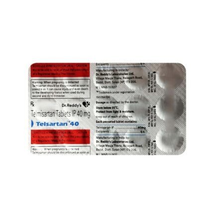 Buy TELSARTAN 40 Online at Classic Medico