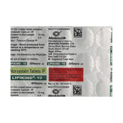 Buy LIPIKIND 10 Online at Classic Medico