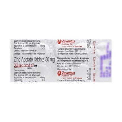 Buy ZINCONIA 50 Online at Classic Medico