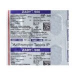 Buy ZADY 500 Online at Classic Medico
