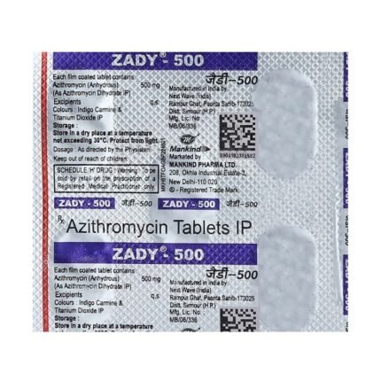 Buy ZADY 500 Online at Classic Medico
