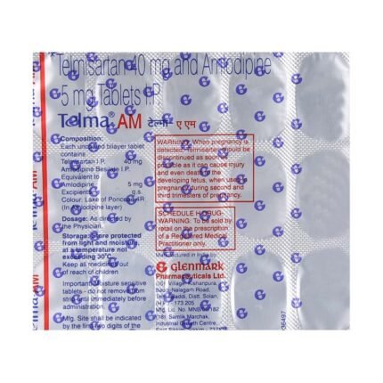 Buy TELMA AM 40+5 Online at Classic Medico