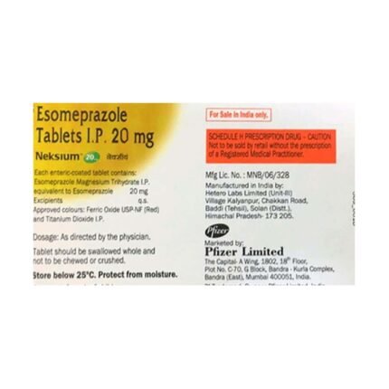 Buy NEKSIUM 20 Online at Classic Medico
