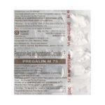 Buy PREGALIN M 75 Online at Classic Medico