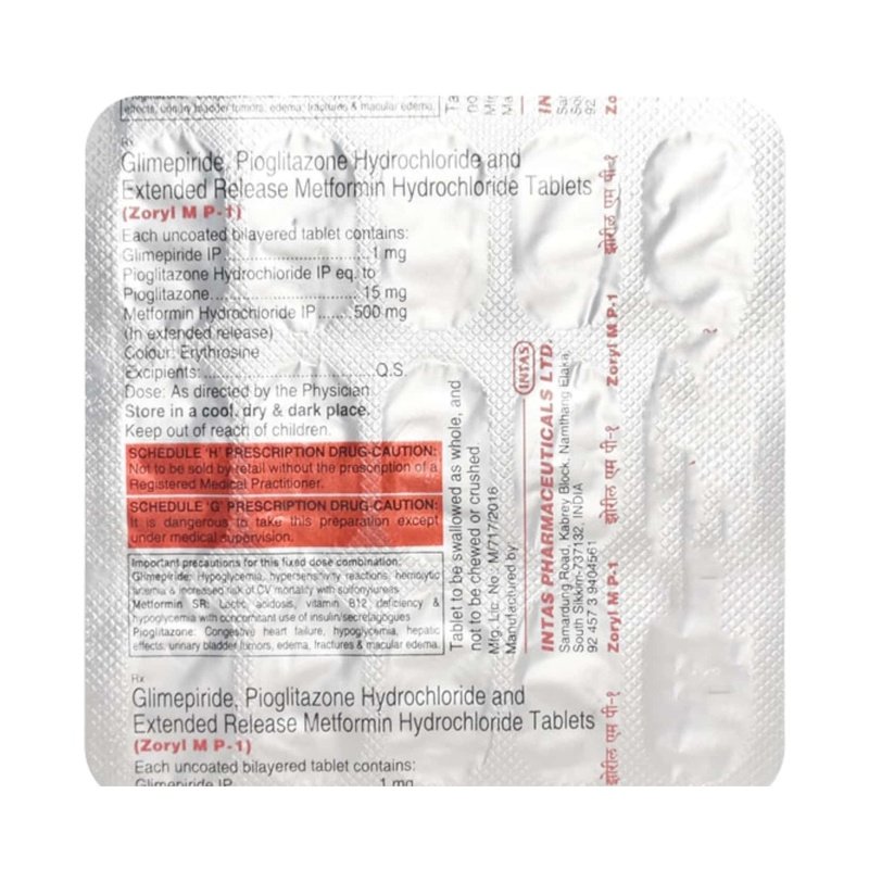 ZORYL MP 1 Buy ZORYL MP 1 Online at Classic Medico