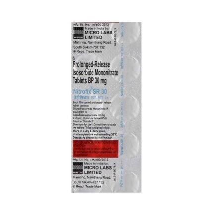 Buy NITROFIX SR 30 Online at Classic Medico