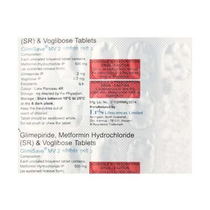 Buy GLIMISAVE M 2 Online at Classic Medico