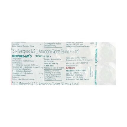 Buy METPURE AM 5 Online at Classic Medico