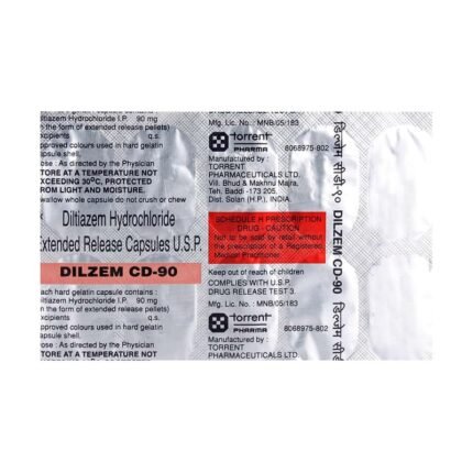 Buy DILZEM CD 90 Online at Classic Medico