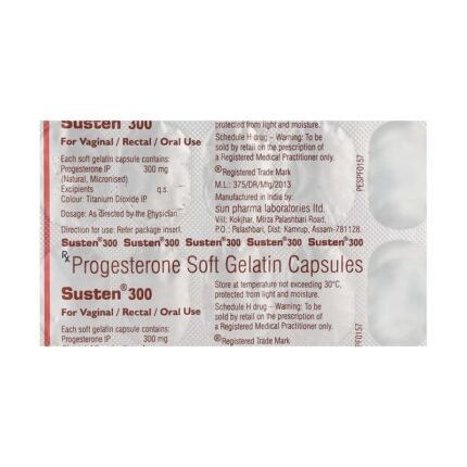 Buy SUSTEN 300 Online at Classic Medico