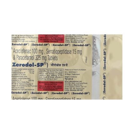 Buy ZERODOL SP Online at Classic Medico