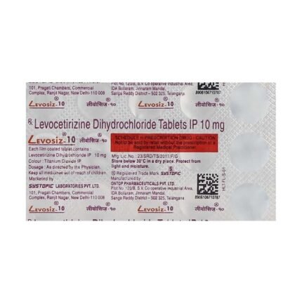 Buy LEVOSIZ 10 Online at Classic Medico
