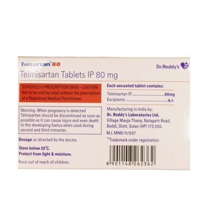 Buy TELSARTAN 80 Online at Classic Medico