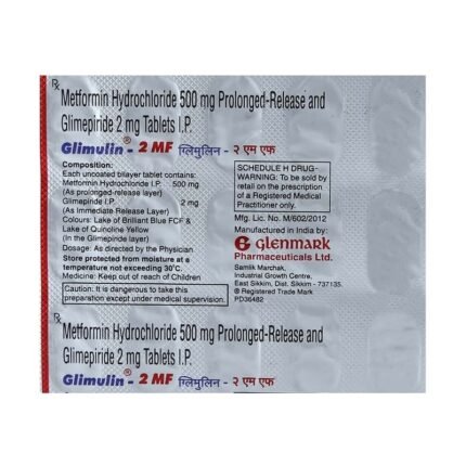 Buy GLIMULIN MF 2 FORTE Online at Classic Medico