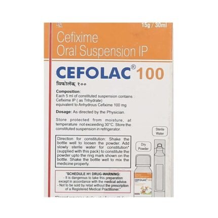Buy CEFOLAC 100 SUSPENSION Online at Classic Medico