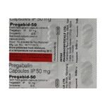 Buy PREGABID 50 Online at Classic Medico
